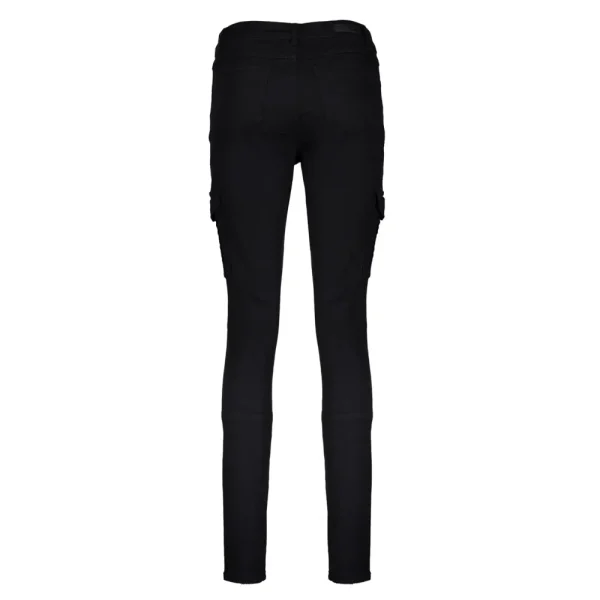Vrouwen Geisha Fashion Geisha Cargo Jog Denim Jeans 21724-10 Zwart