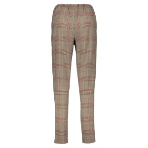 Vrouwen Geisha Fashion Geisha Checkered Slim Fit Pantalon 21630-20 Sand