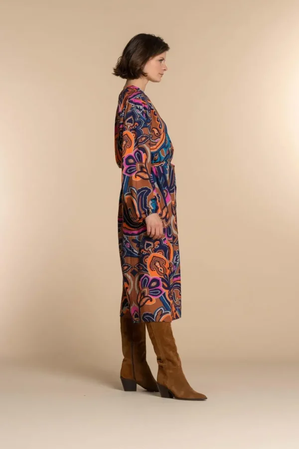 Vrouwen Geisha Fashion Geisha Dames A-Lijn Jurk 37605-20 Oranje