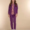 Vrouwen Geisha Fashion Geisha Dames Blazer 35546-32 Paars