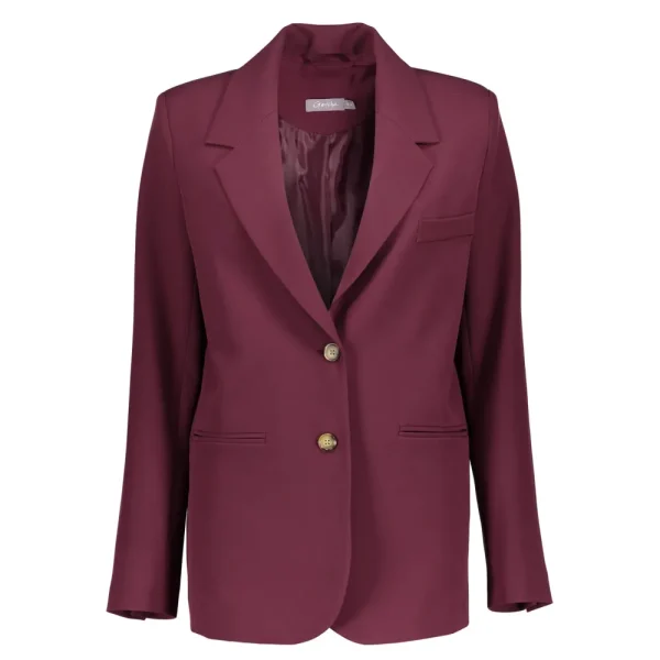 Vrouwen Geisha Fashion Geisha Dames Blazer 35546-32 Aubergine