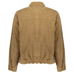 Vrouwen Geisha Fashion Geisha Dames Corduroy Jasje 35506-10 Camel