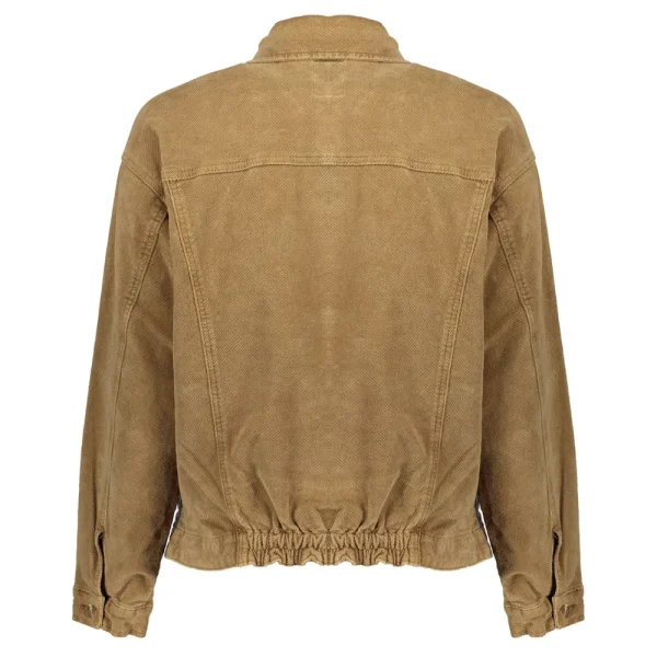 Vrouwen Geisha Fashion Geisha Dames Corduroy Jasje 35506-10 Camel
