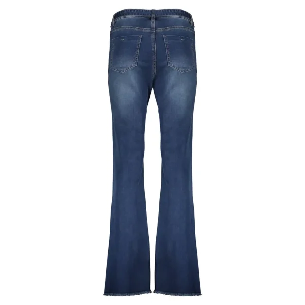 Vrouwen Geisha Fashion Geisha Dames Flared Jeans 31506-10 Blue Denim