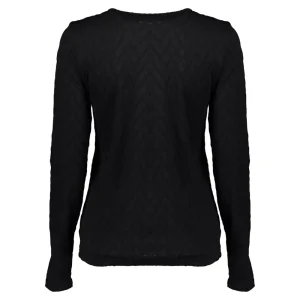 Vrouwen Geisha Fashion Geisha Dames Gestreepte Top 32526-26 Zwart
