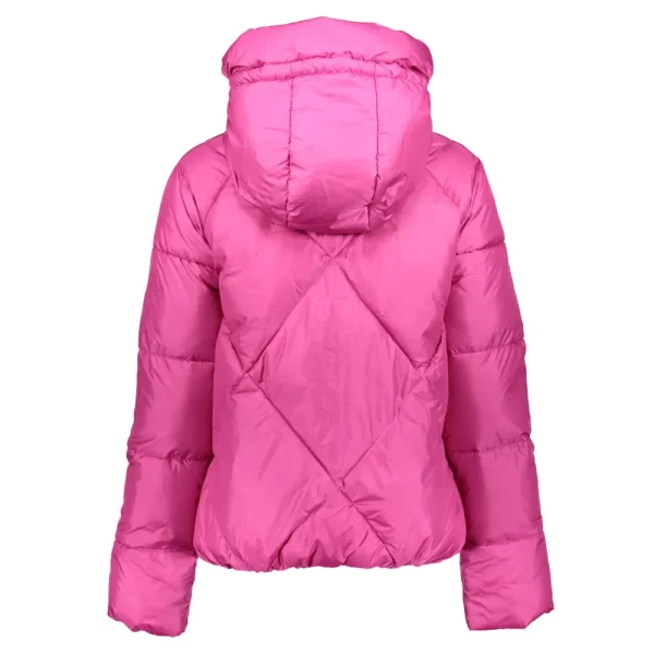 Vrouwen Geisha Fashion Geisha Dames Korte Puffer Jas 38565-21 Fuchsia