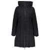 Vrouwen Geisha Fashion Geisha Dames Lange Puffer Jas 38534-12 Zwart