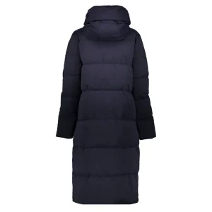Vrouwen Geisha Fashion Geisha Dames Lange Puffer Jas 28525-21 Navy