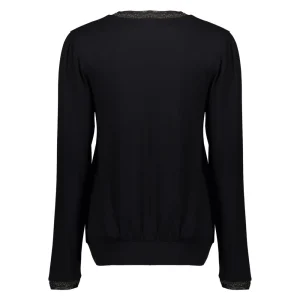 Vrouwen Geisha Fashion Geisha Dames Lurex Top 32605-41 Zwart