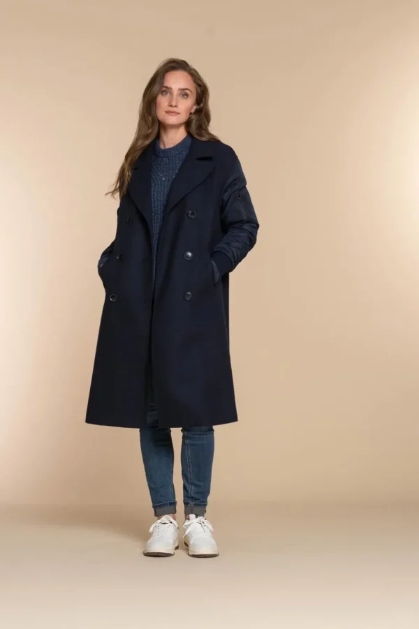 Vrouwen Geisha Fashion Geisha Dames Manteljas 38575-21 Navy