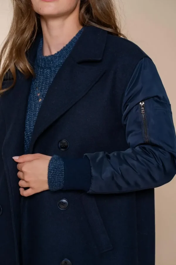 Vrouwen Geisha Fashion Geisha Dames Manteljas 38575-21 Navy