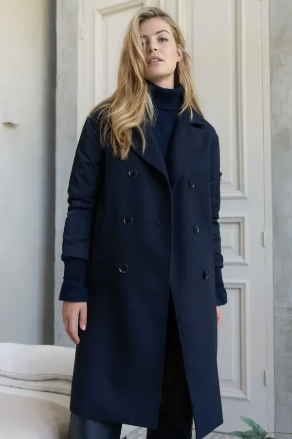 Vrouwen Geisha Fashion Geisha Dames Manteljas 38575-21 Navy