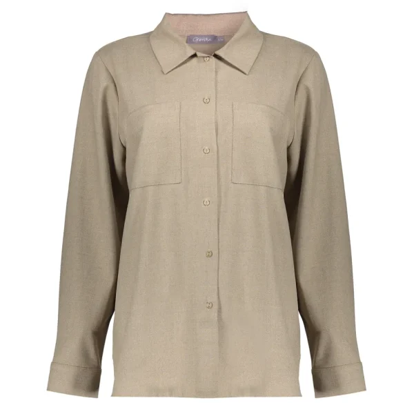 Vrouwen Geisha Fashion Geisha Dames Oversized Blouse 33686-20 Sand