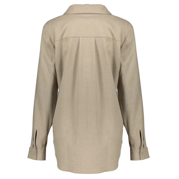 Vrouwen Geisha Fashion Geisha Dames Oversized Blouse 33686-20 Sand