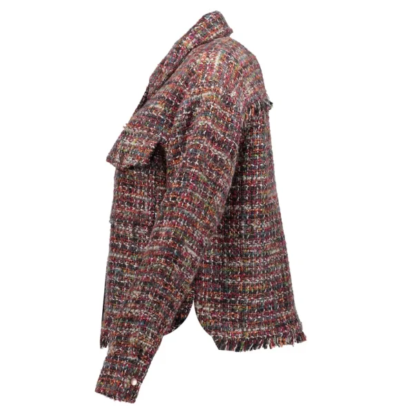 Vrouwen Geisha Fashion Geisha Dames Oversized Tweed Jasje 35515-10 Anthracite