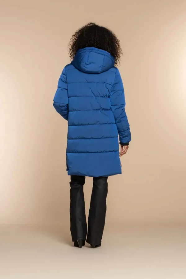 Vrouwen Geisha Fashion Geisha Dames Puffer Jas 38533-12 Royal Blue