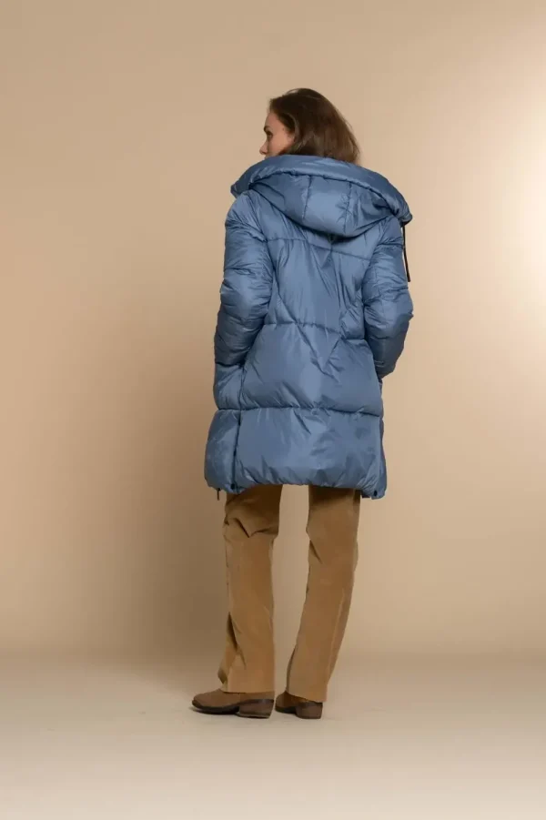 Vrouwen Geisha Fashion Geisha Dames Puffer Jas 38560-21 Blue