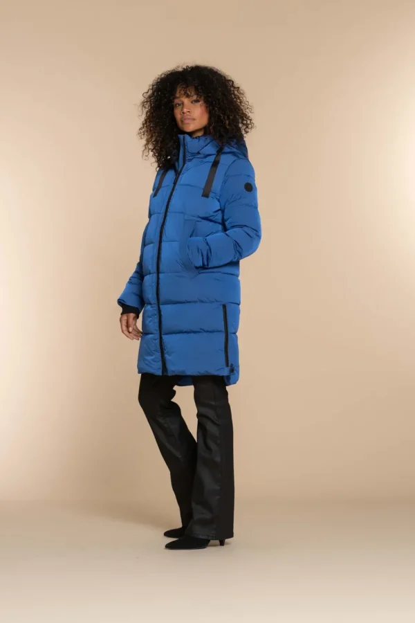 Vrouwen Geisha Fashion Geisha Dames Puffer Jas 38533-12 Royal Blue