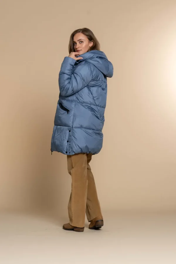 Vrouwen Geisha Fashion Geisha Dames Puffer Jas 38560-21 Blue