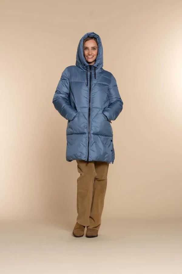 Vrouwen Geisha Fashion Geisha Dames Puffer Jas 38560-21 Blue