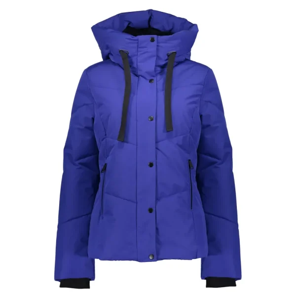 Vrouwen Geisha Fashion Geisha Dames Pufferjas Met Split 38535-12 Cobalt