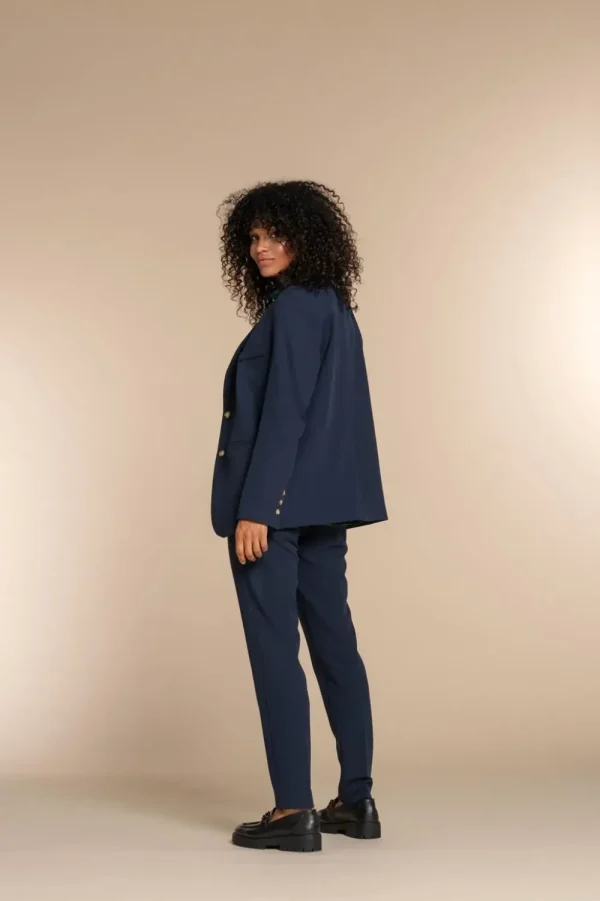Vrouwen Geisha Fashion Geisha Dames Slim Fit Pantalon 31862-32 Navy
