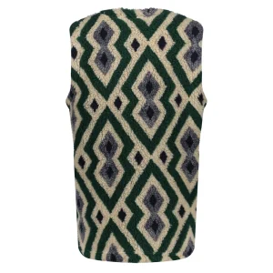 Vrouwen Geisha Fashion Geisha Dames Teddy Gilet Met Print 34601-20 Sand