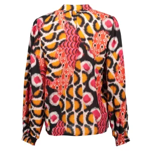 Vrouwen Geisha Fashion Geisha Dames Top Met Print 33953-20 Roze