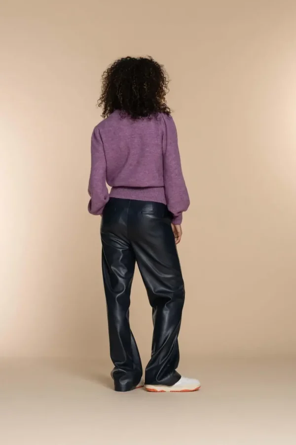 Vrouwen Geisha Fashion Geisha Dames Trui Met Ballonmouwen 34543-29 Paars