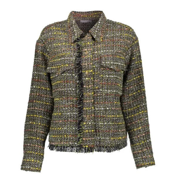 Vrouwen Geisha Fashion Geisha Dames Tweed Jas 35805-10 Groen