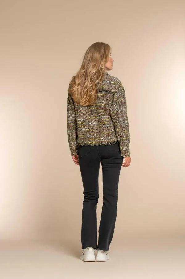 Vrouwen Geisha Fashion Geisha Dames Tweed Jas 35805-10 Groen