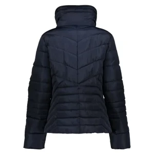 Vrouwen Geisha Fashion Geisha Korte Winterjas Fake Fur 18599-25 Navy