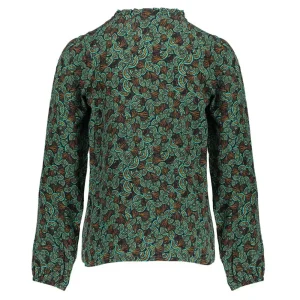 Meisjes Geisha Fashion Geisha Meisjes Blouse Met Paisley Print 33573K-60 Emerald