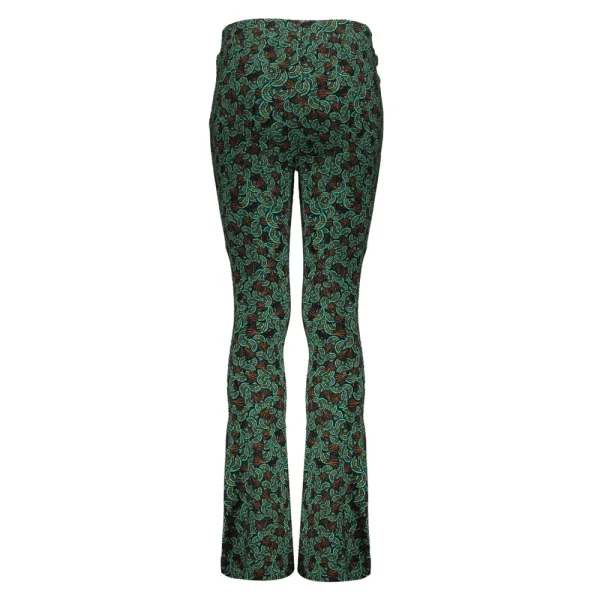 Meisjes Geisha Fashion Geisha Meisjes Flared Legging Met Paisley Print 31556K-60 Emerald