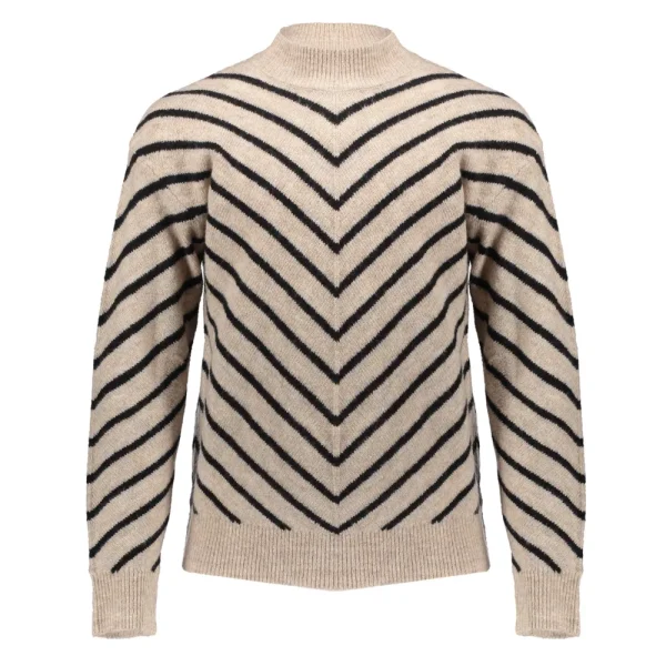 Meisjes Geisha Fashion Geisha Meisjes Trui Met Strepen 34507K-10 Sand
