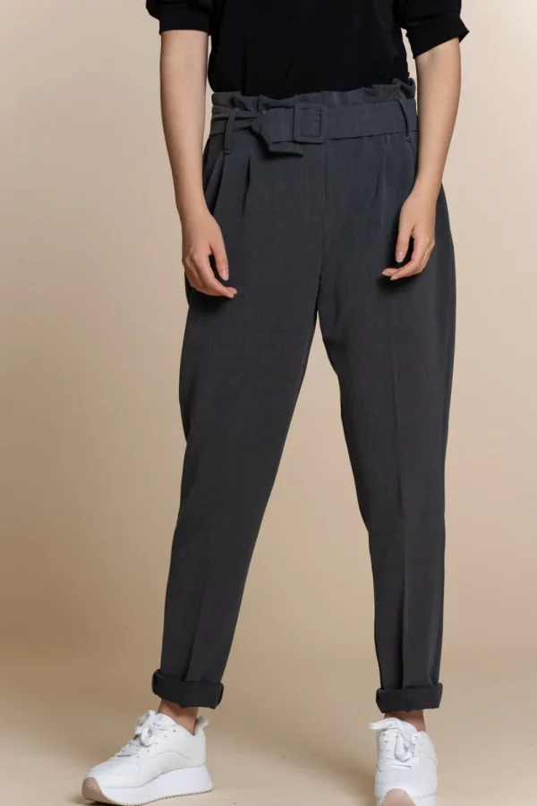 Vrouwen Geisha Fashion Geisha Paperbag Chino 91593-60 Grijs