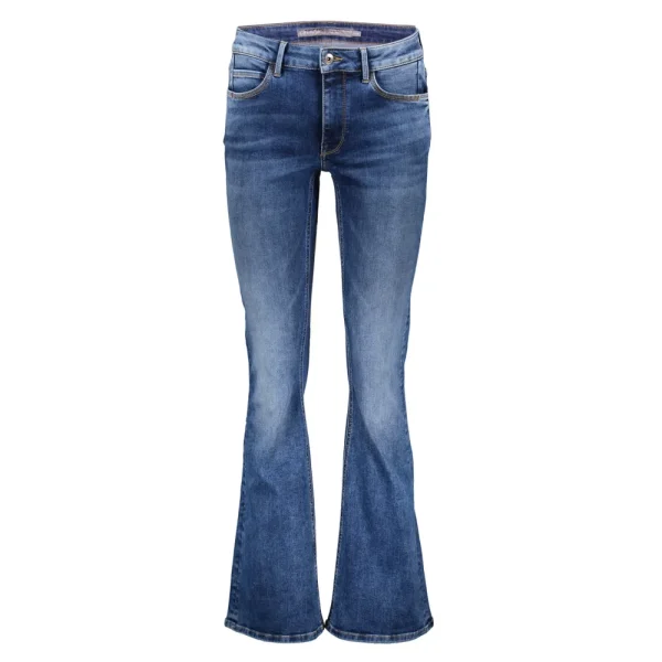 Vrouwen Geisha Fashion Geisha 5-Pocket Flared Jeans 21581-50 Belle Blue Denim