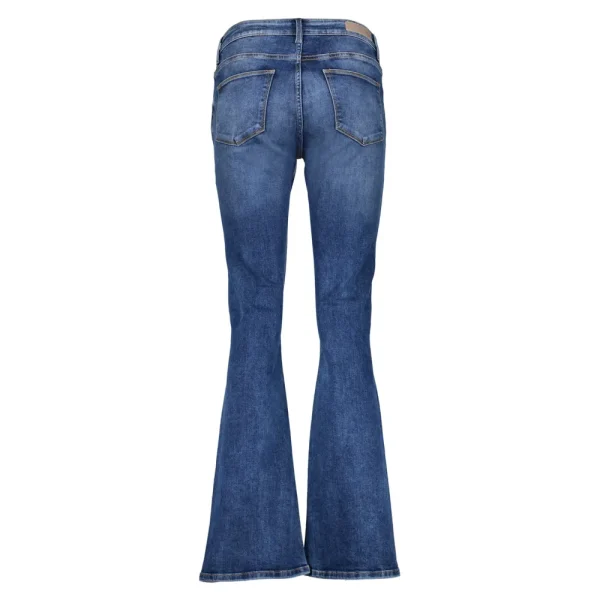 Vrouwen Geisha Fashion Geisha 5-Pocket Flared Jeans 21581-50 Belle Blue Denim
