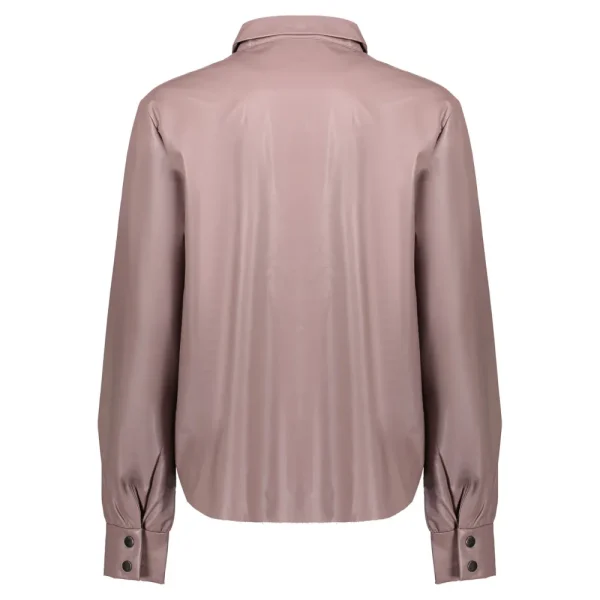 Vrouwen Geisha Fashion Geisha Pu Doorknoop Blouse 03857-19 Sand