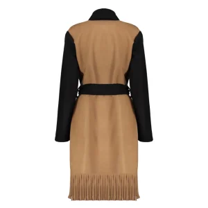 Vrouwen Geisha Fashion Geisha Stylish Coat Fringes 18565-70 Zwart