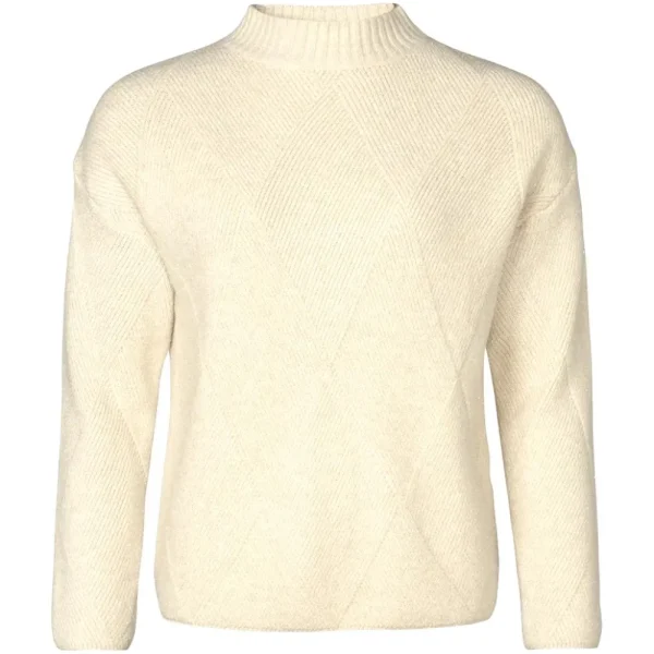 Vrouwen Geisha Fashion Geisha Trui Ruit 94537-22 Off-White