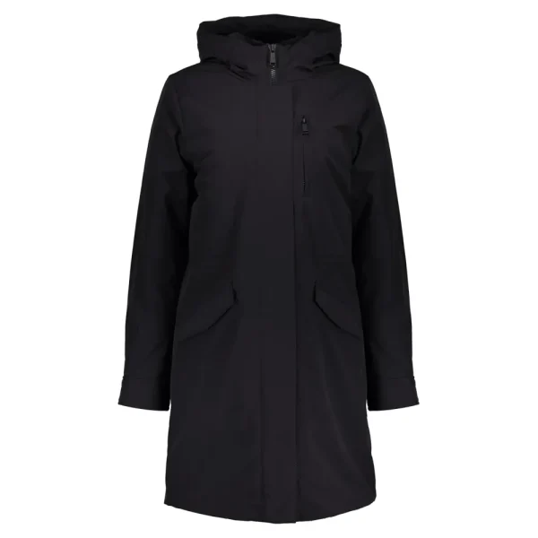 Vrouwen Geisha Fashion Geisha Winterjas Met Capuchon 28559-12 Zwart